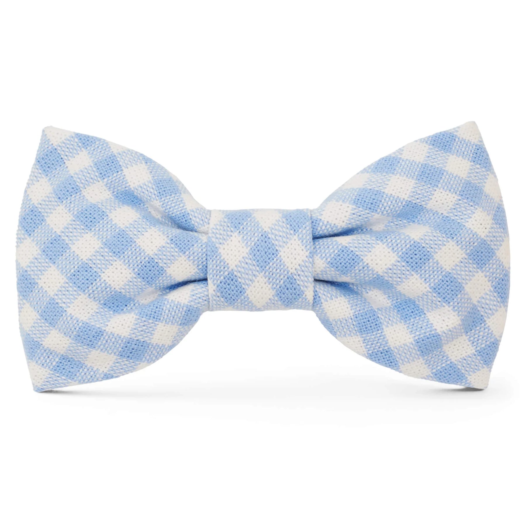 The Foggy Dog - Dog Bow Tie Sky Blue Gingham
