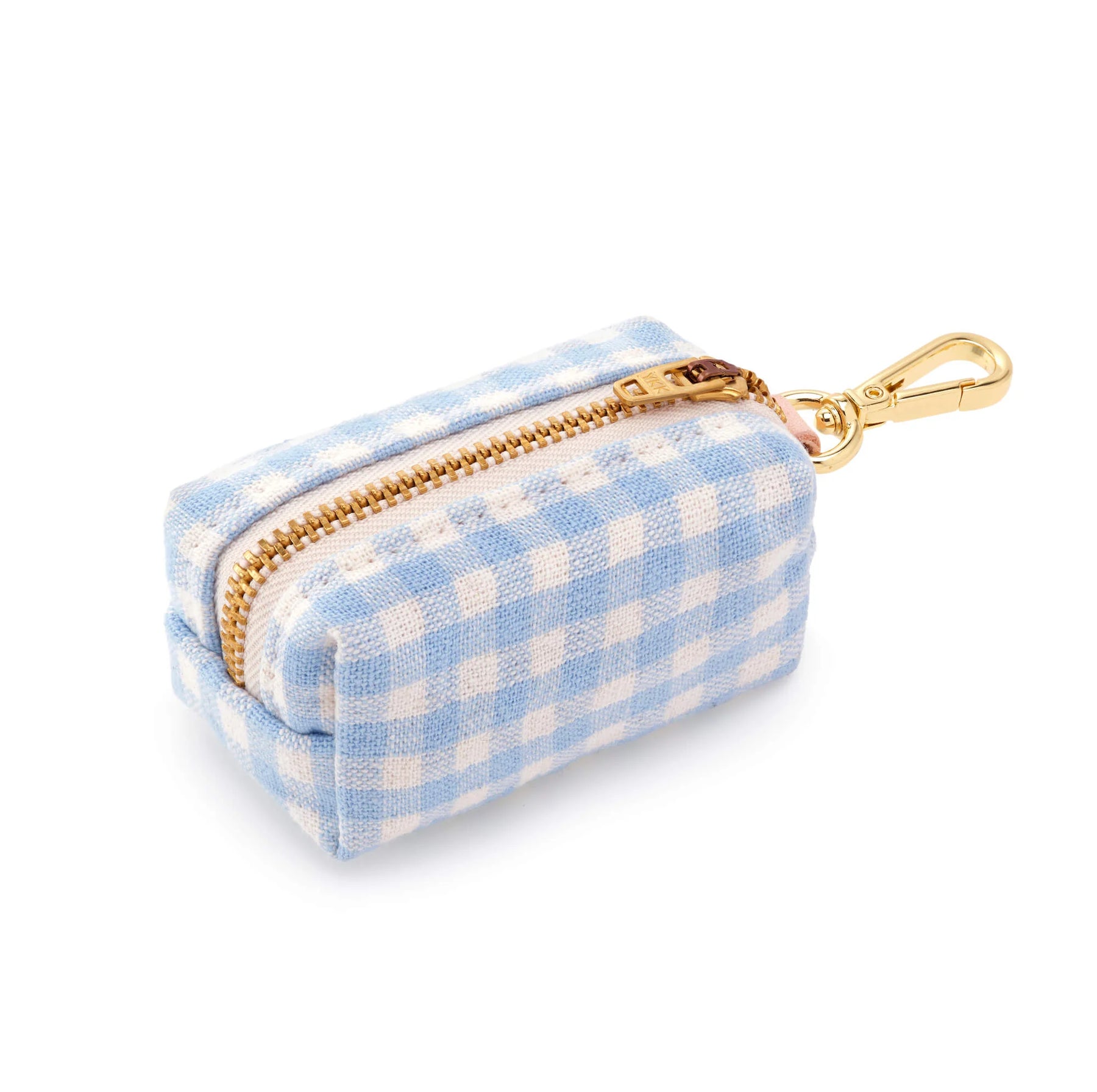 The Foggy Dog - Waste Bag Dispenser Light Blue Gingham