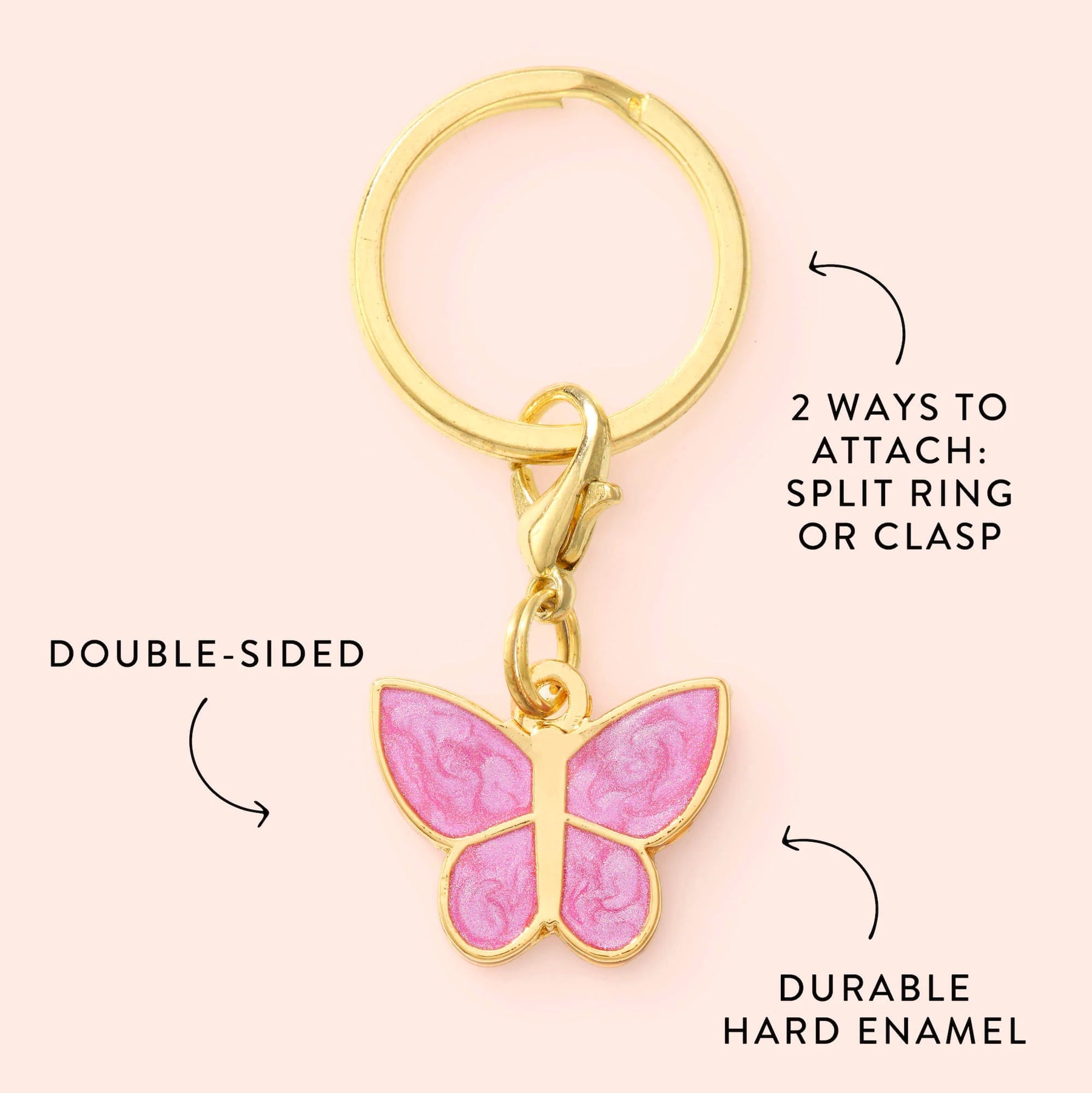The Foggy Dog - Collar Charm Butterfly