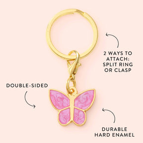 The Foggy Dog - Collar Charm Butterfly
