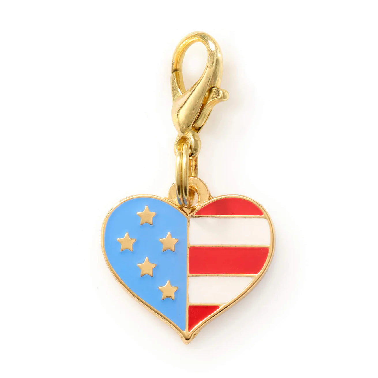 The Foggy Dog - Collar Charm I Heart America Summer