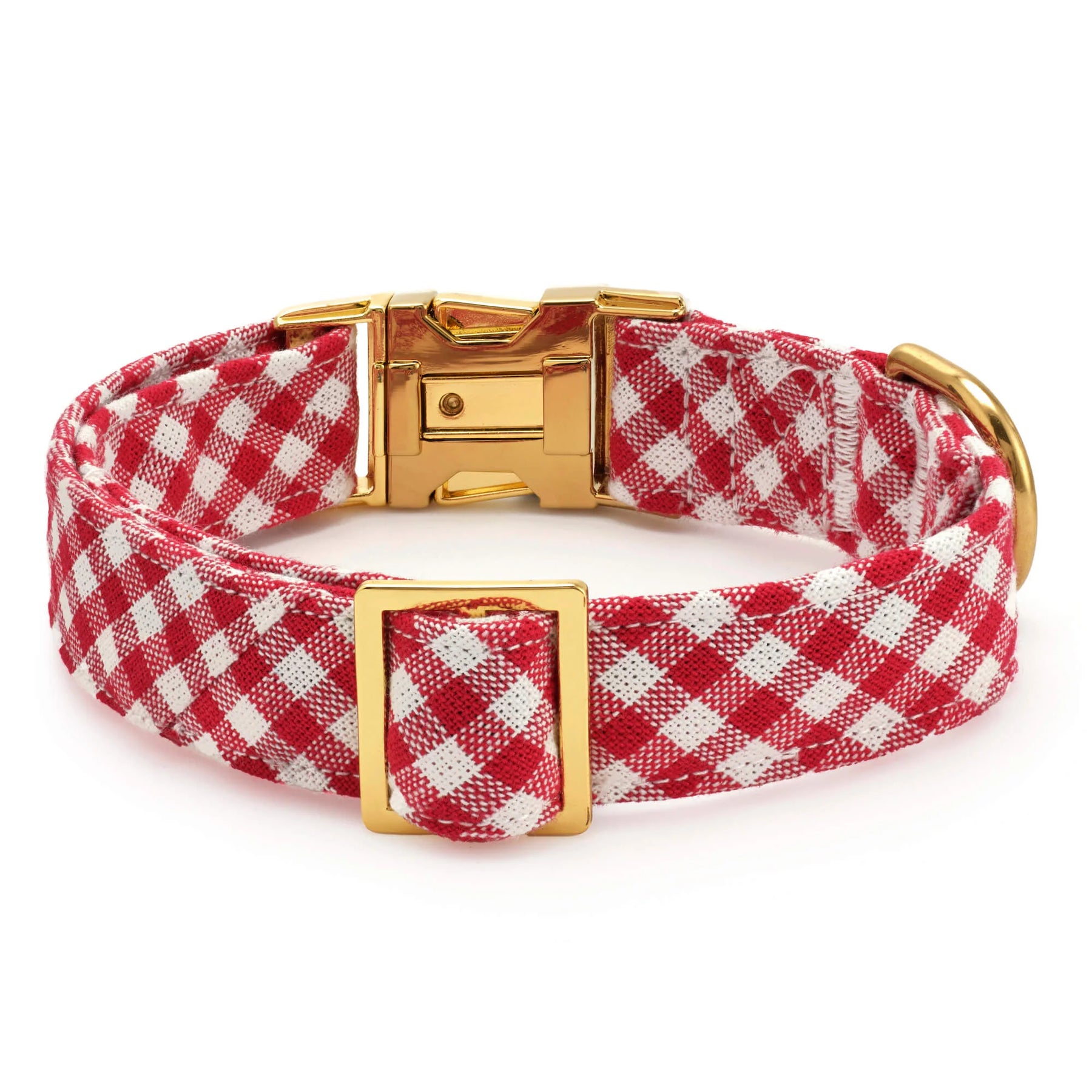 The Foggy Dog - Dog Collar Red Gingham