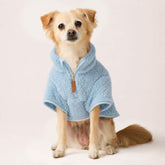 The Foggy Dog - Dog Jacket Cornflower Blue Quarter-Zip