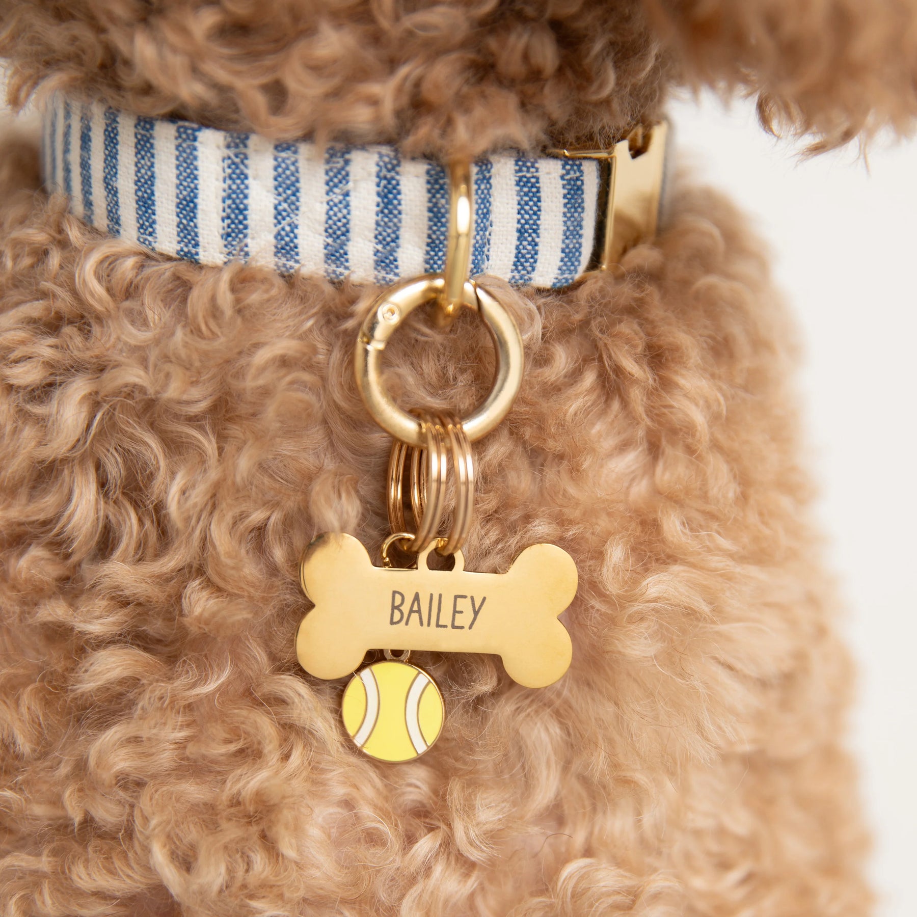 The Foggy Dog - Collar Charm Tennis Ball