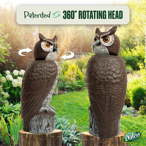 Dalen - Owl Great Horned Rotating Head