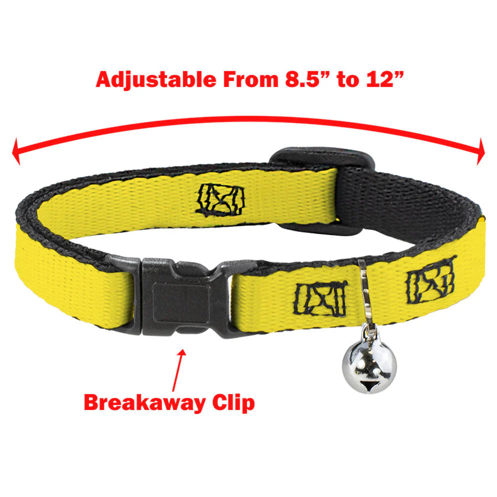 Buckle Down - Cat Collar Breakaway with Bell, Baby Stitch