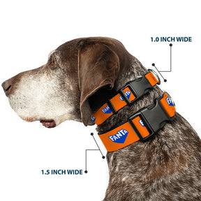 Buckle Down - Collar Nylon Adjustable Fanta