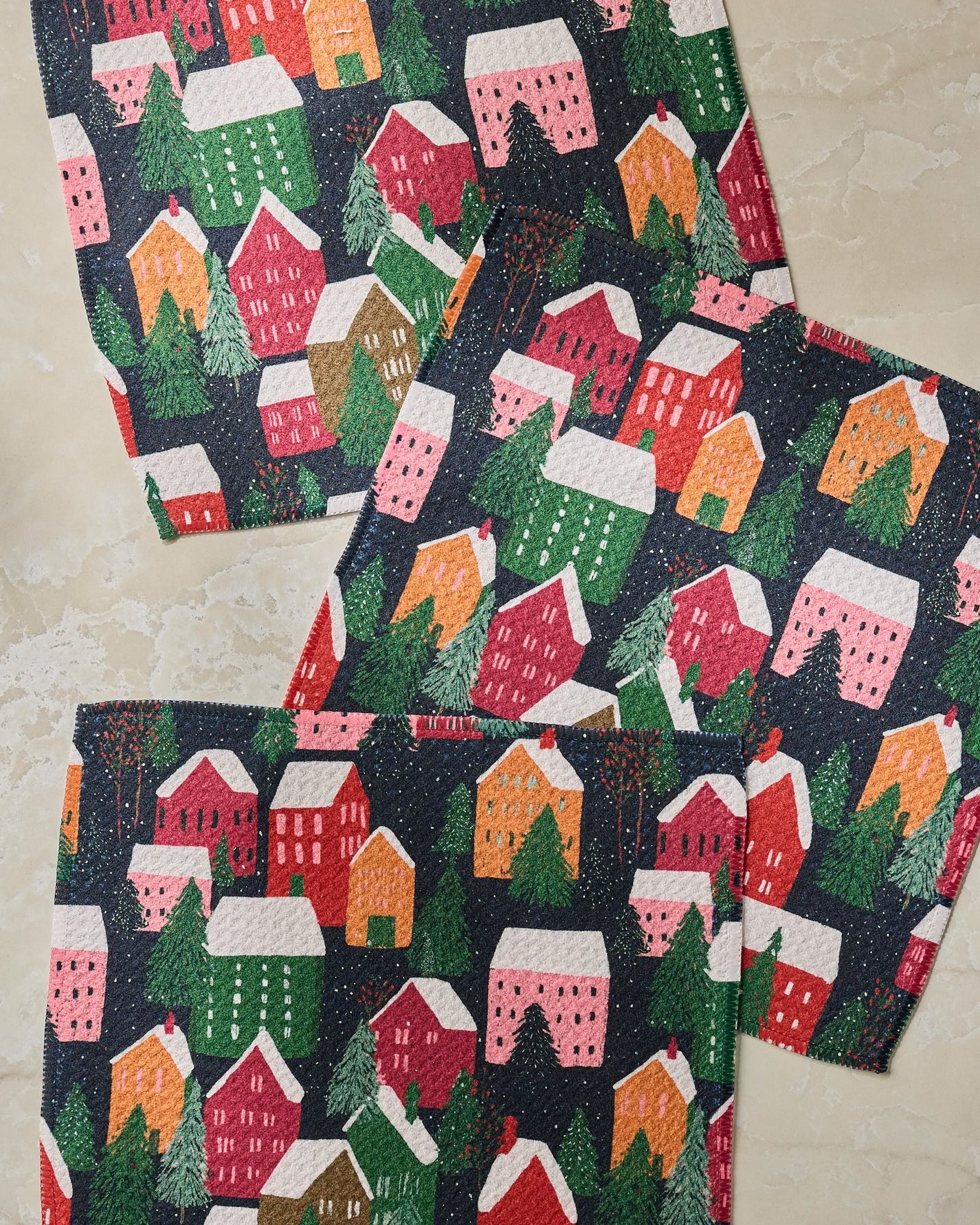 Geometry - Dishcloth Set Alpine Village