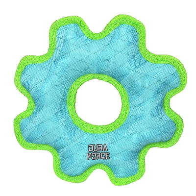 Tuffy Dog Toys - DuraForce Med Gear Ring Durable Squeak Toy