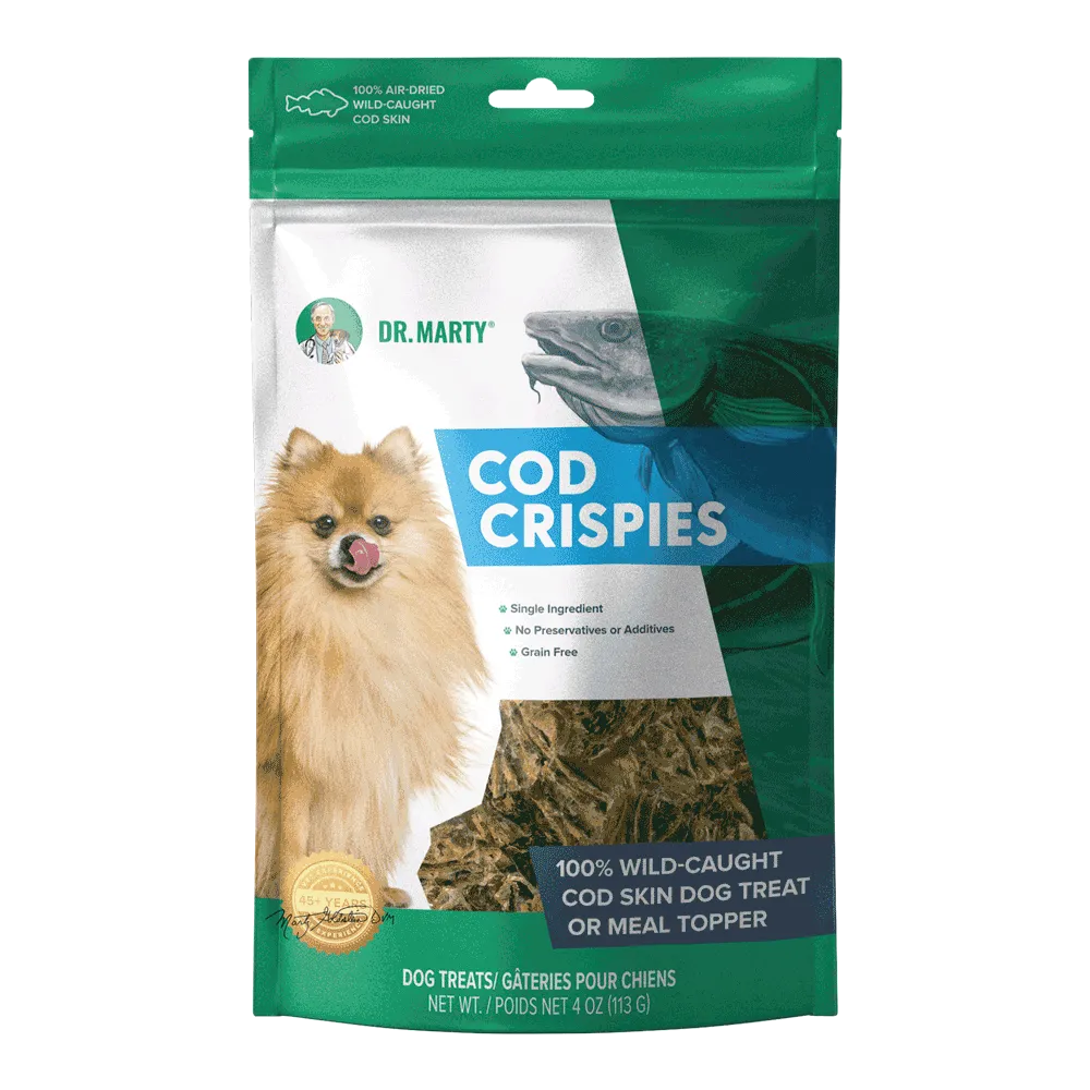 Dr Marty Cod Crispies Cod Skin	Chips Wild-Caught & Air-Dried