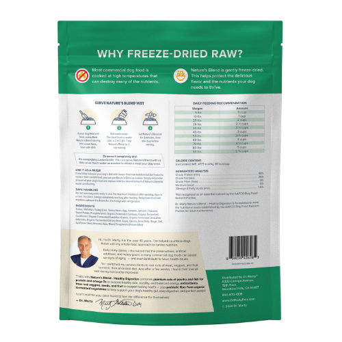 Dr Marty Healthy Digest Freeze Dried Raw Complete Meal - Southern Agriculture 