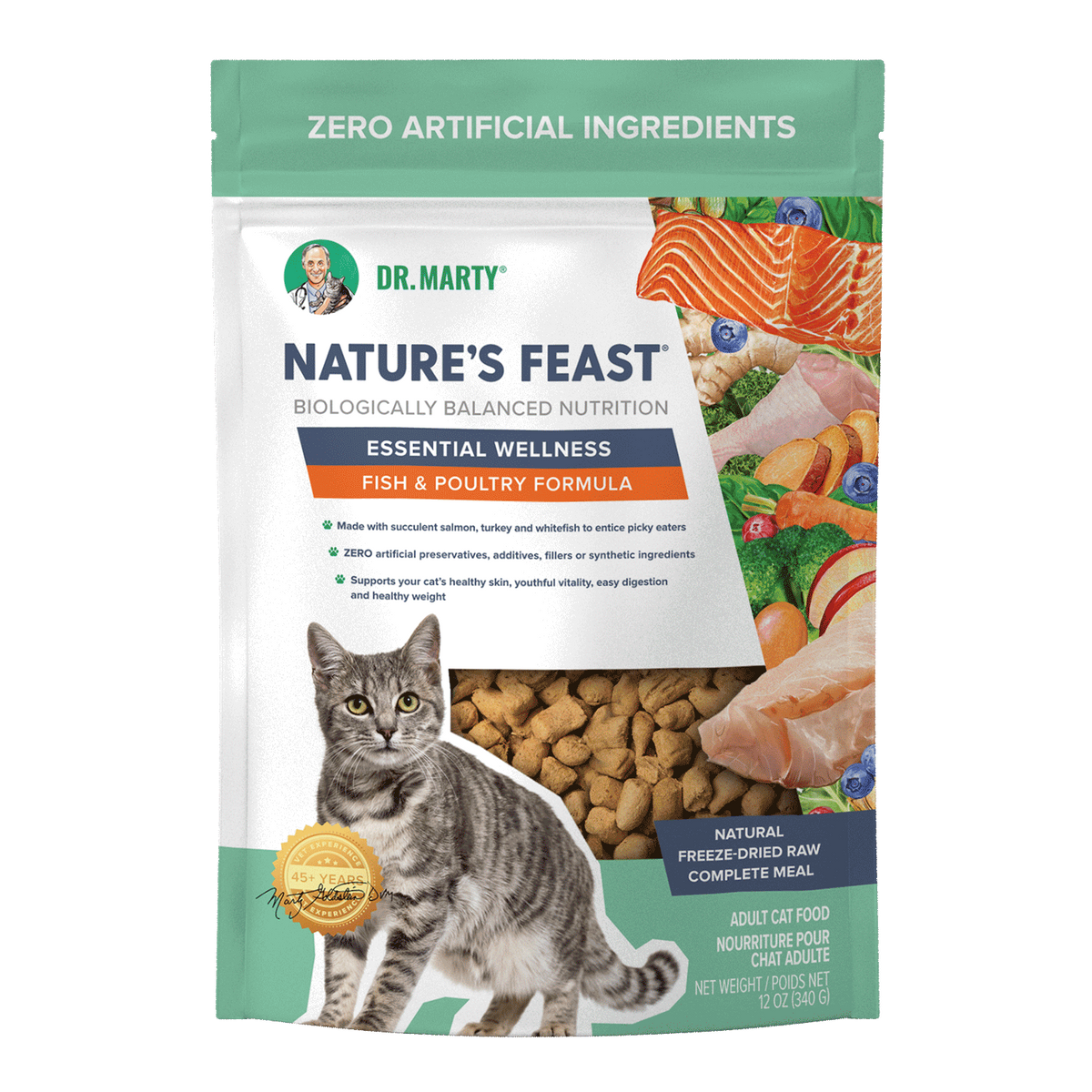 Dr Marty Nature's Blend Natures Feast Cat Fish & Poultry - Southern Agriculture 