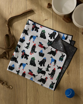 Geometry - Dog Towel Dog Magazine Plush