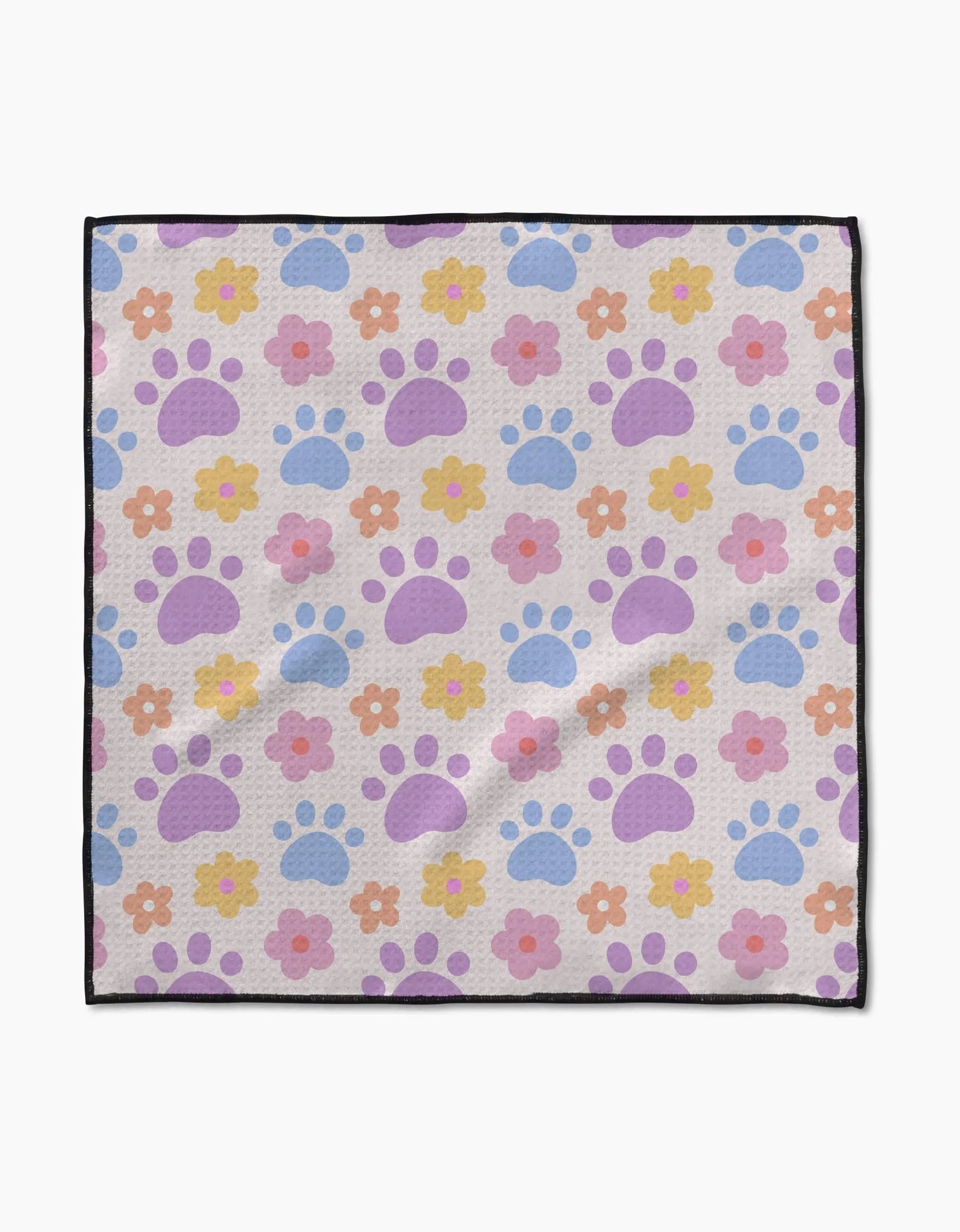 Geometry - Paw Towel Paws And Daisies