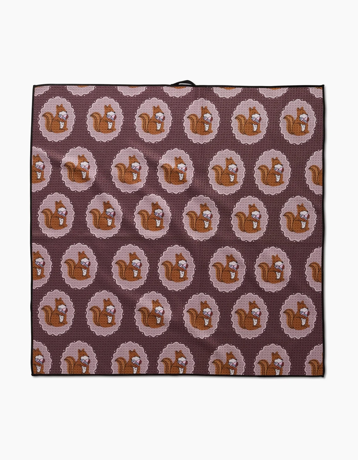 Geometry - Paw Towel Squirrels Brown