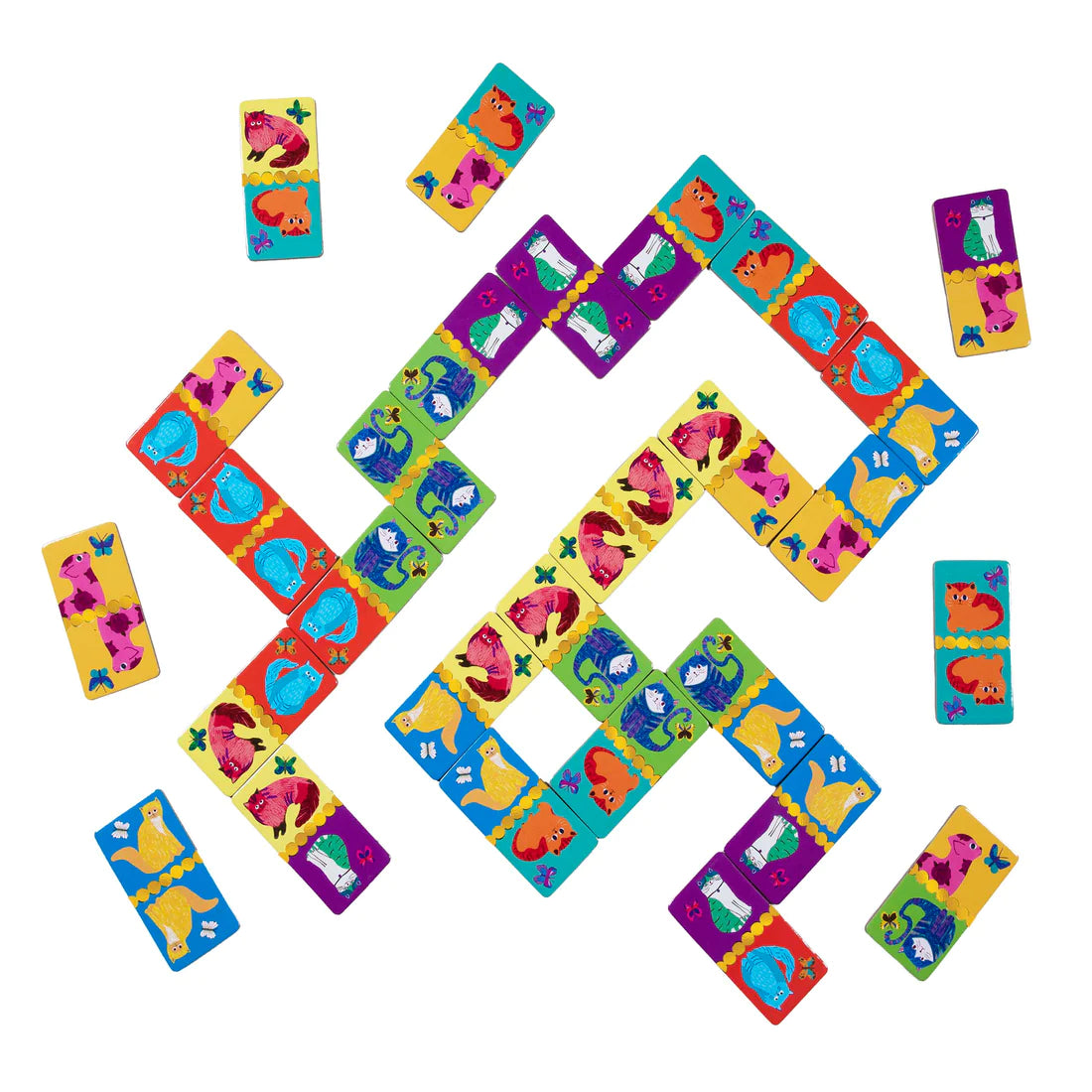 eeBoo - Dominoes Shiny Cat