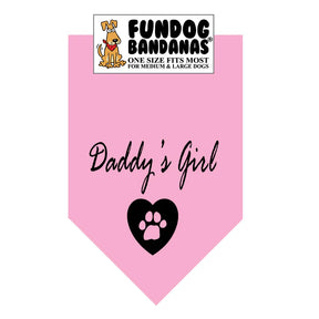 FunDog Bandanas - Dog Bandana Daddy's Girl