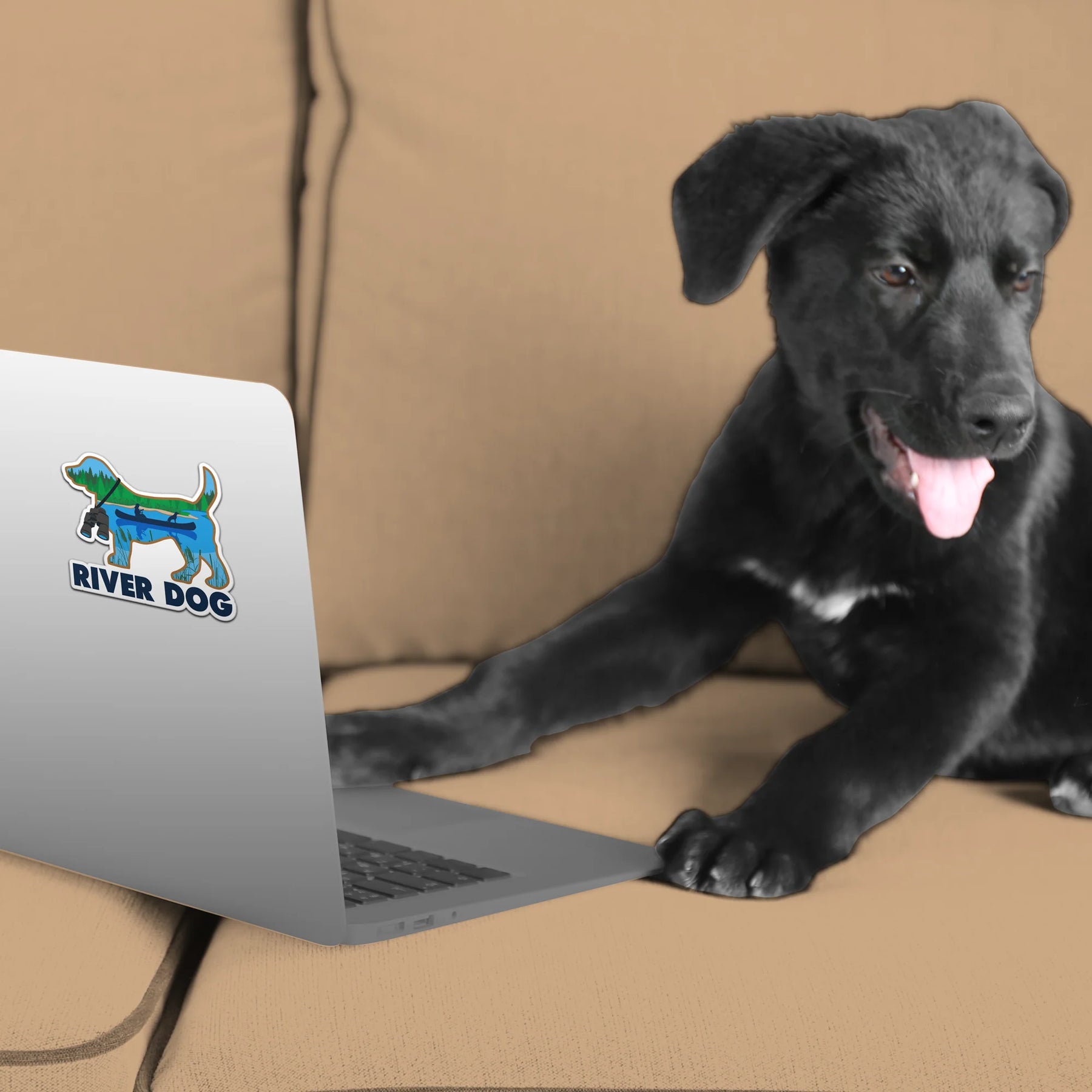 Dog Speak - Decal River Dog