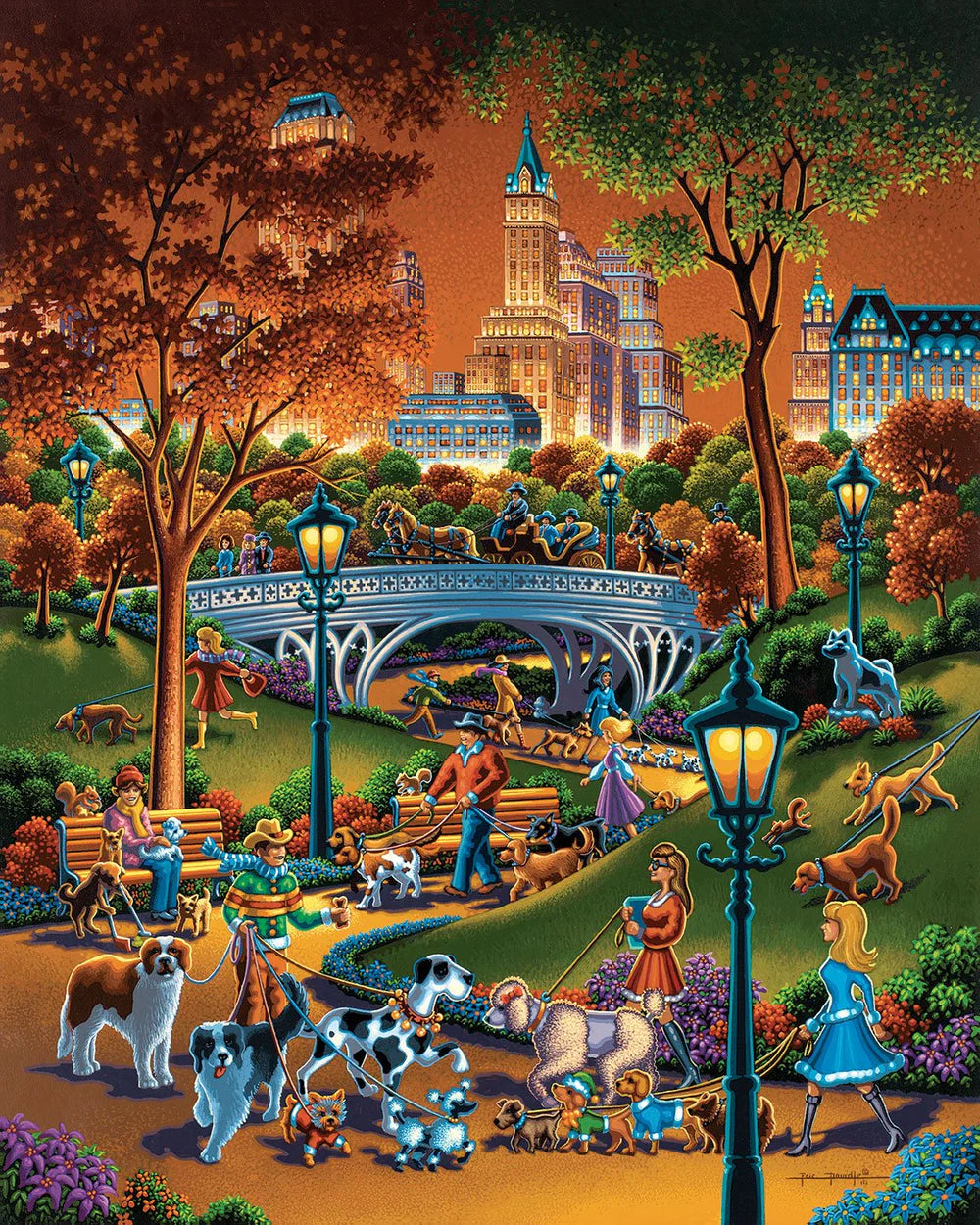Boardwalk Puzzle Company - Puzzle Dog Walkers