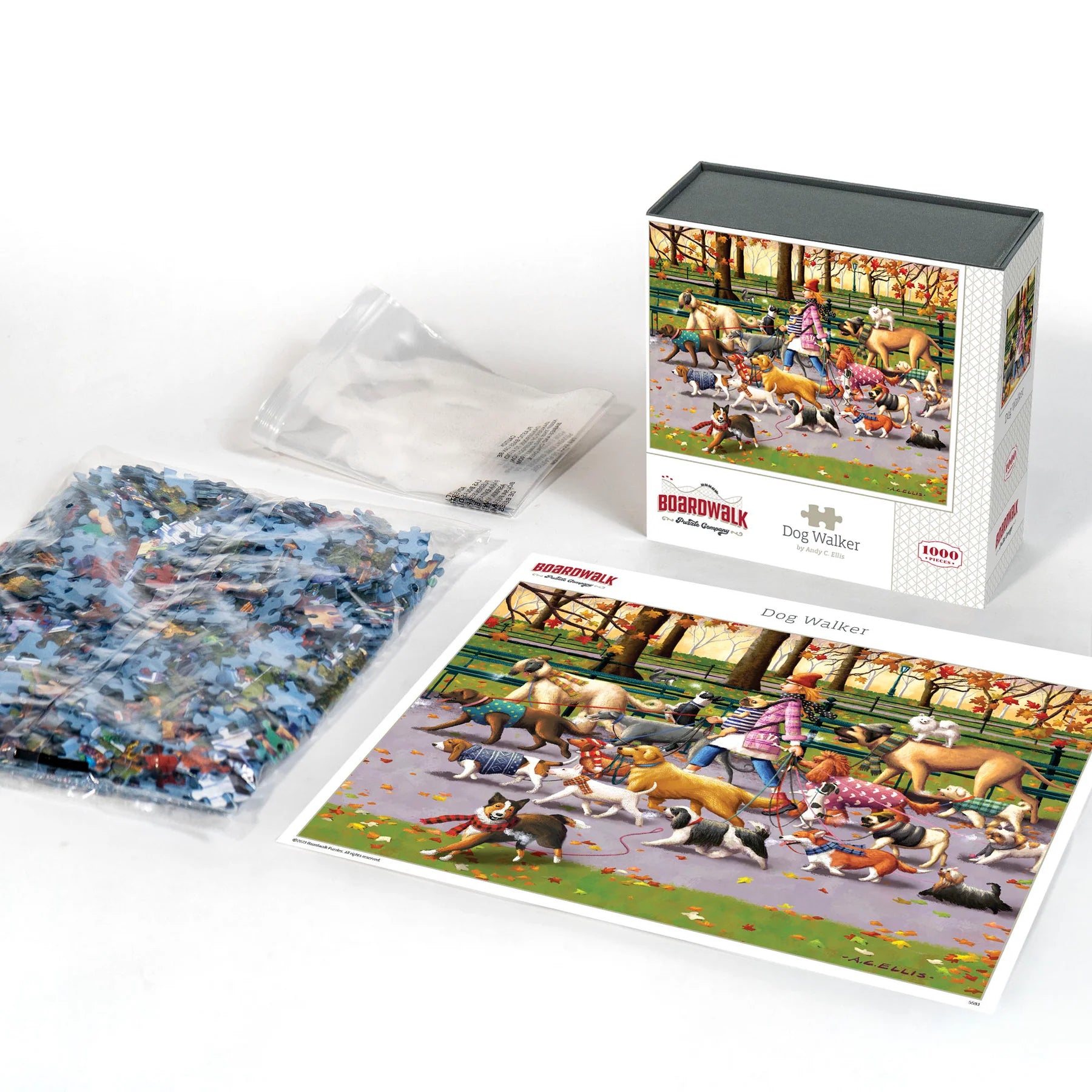 Boardwalk Puzzle Company - Puzzle Dog Walker