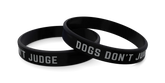 Wild Meadow Farms Wrist Band Dog's Don't Judge Silicone