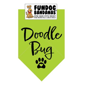 FunDog Bandanas - Dog Bandana Doodle Bug