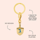 The Foggy Dog - Collar Charm Dreidel
