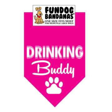 FunDog Bandanas - Dog Bandana Drinking Buddy