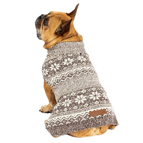 Petrageous Designs - Eddie Bauer Sweater Legend Snowflake Oatmeal