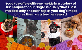 SodaPup - Dogtastic Jelly Shots Silicone Mold - Paw Print