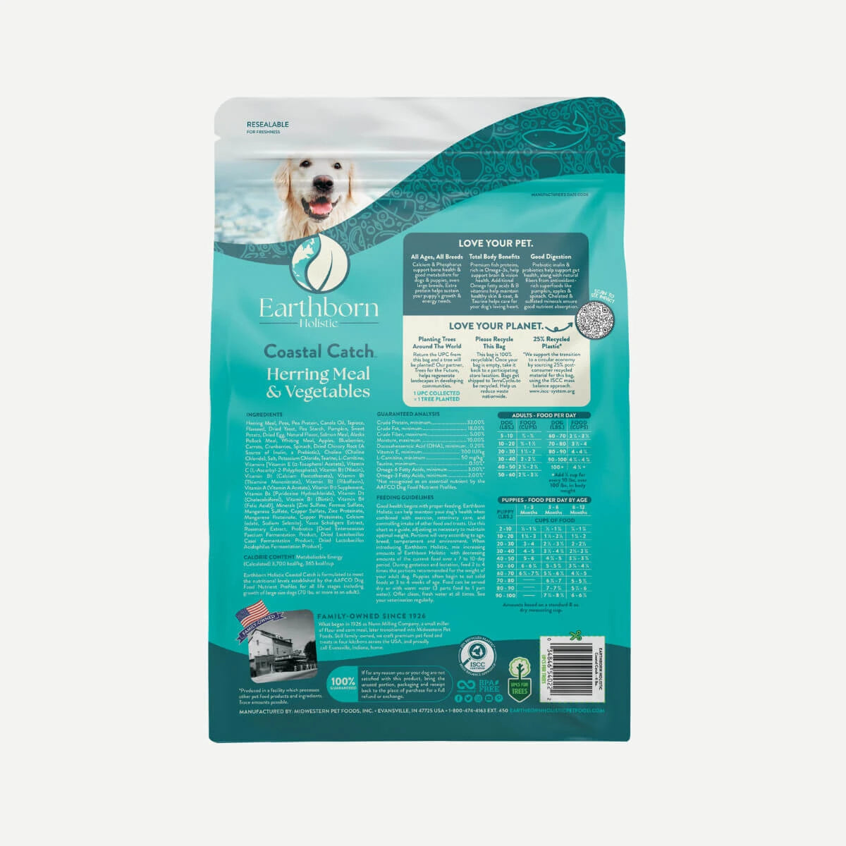 Earthborn Holistic - Coastal Catch Grain Free Dry Dog Food - Southern Agriculture 