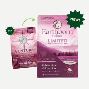 Earthborn Holistic Venture - All Breeds, Adult Dog Rabbit Meal & Pumpkin Recipe Dry Dog Food - Southern Agriculture 