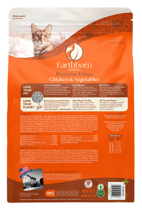 Earthborn Holistic - Holistic Primitive Indoor Grain Free Dry Cat Food