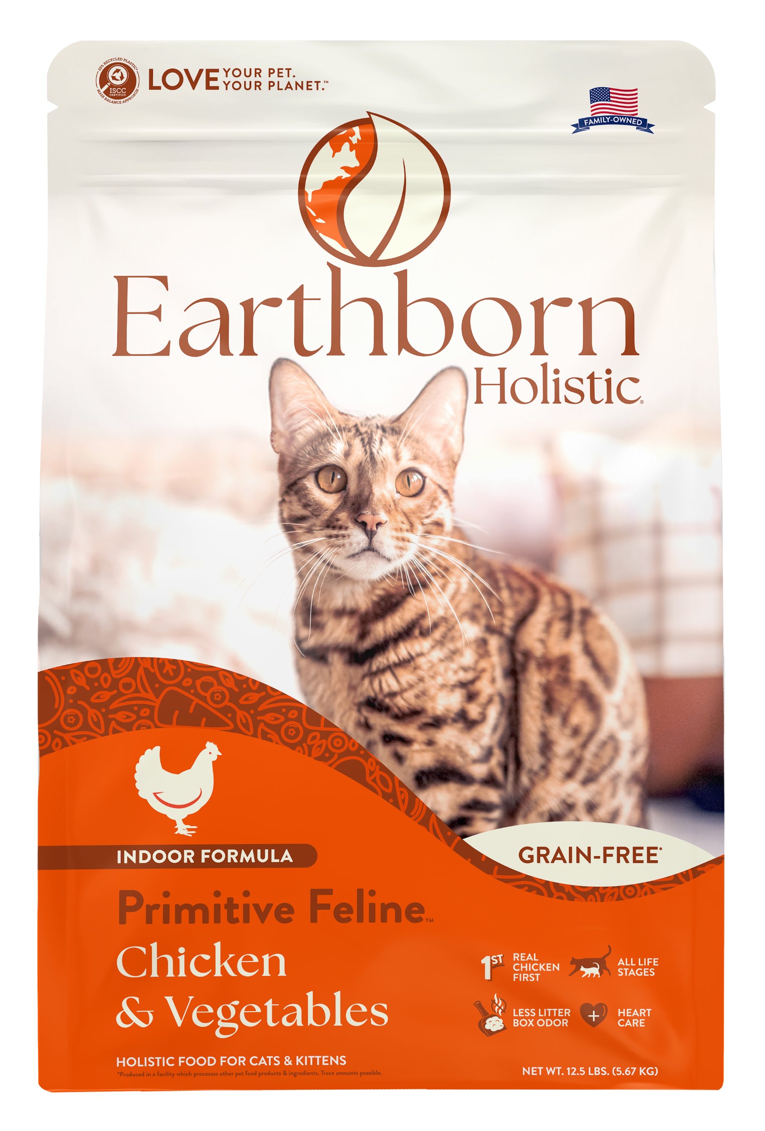 Earthborn Holistic - Holistic Primitive Indoor Grain Free Dry Cat Food