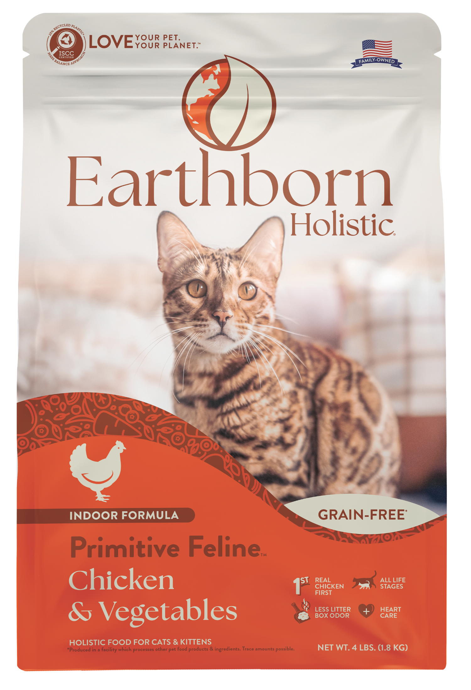 Earthborn Holistic - Holistic Primitive Indoor Grain Free Dry Cat Food