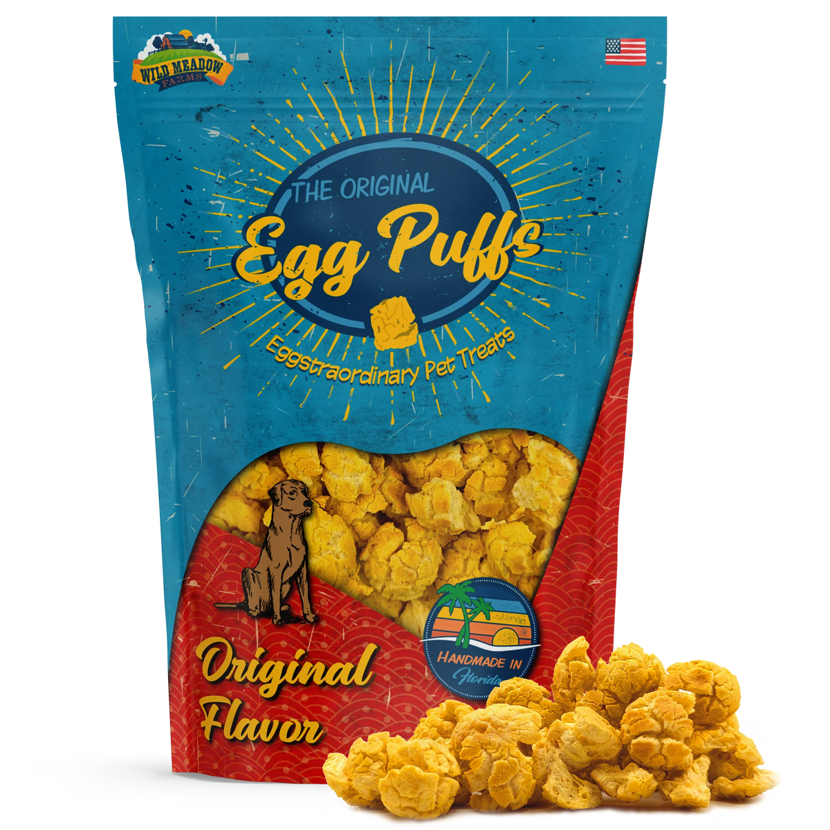 Wild Meadow Farms -  Egg Puffs Original Dog Treats