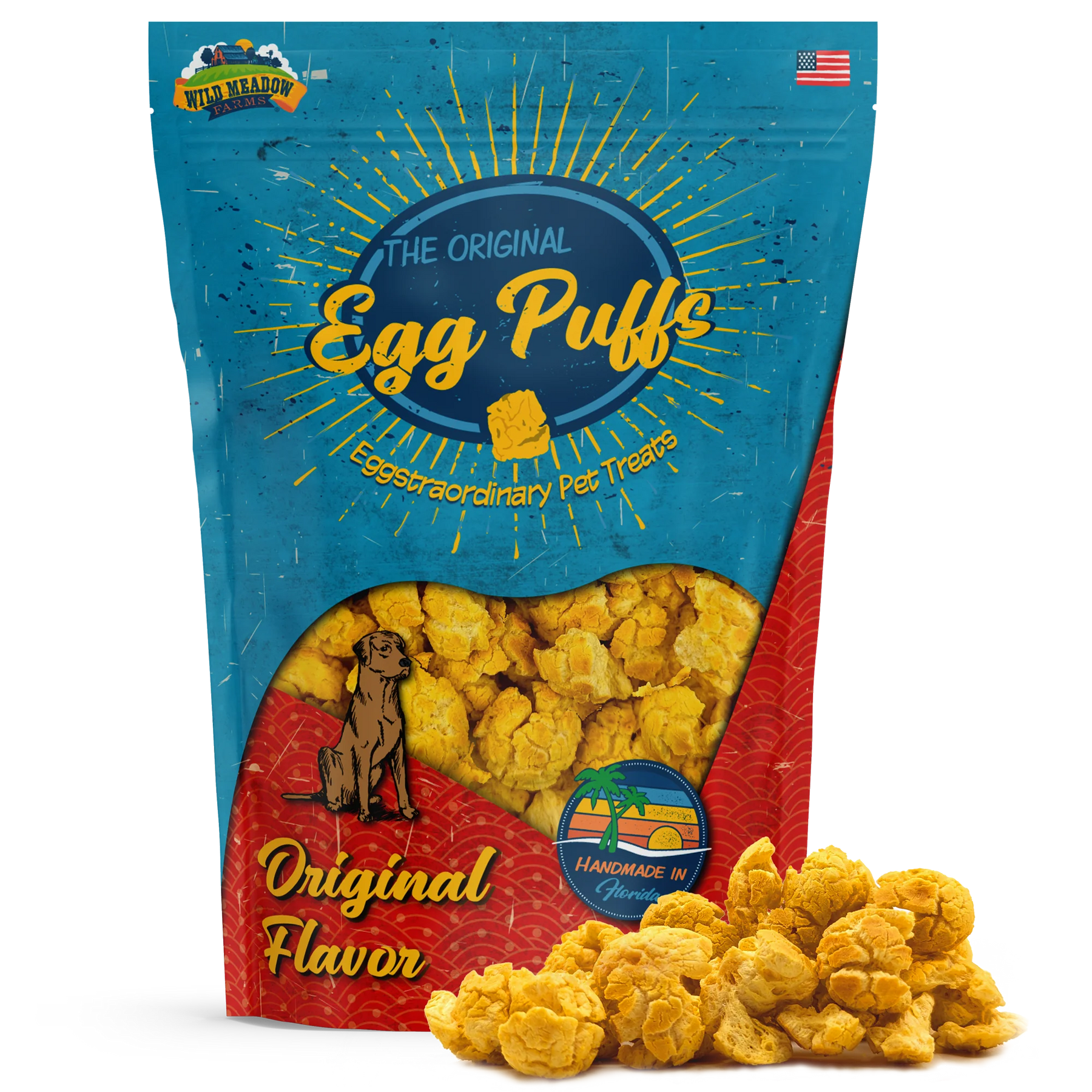 Wild Meadow Farms -  Egg Puffs Original Dog Treats