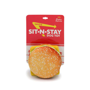 fabdog - Sit N'Stay Cheeseburger Toy