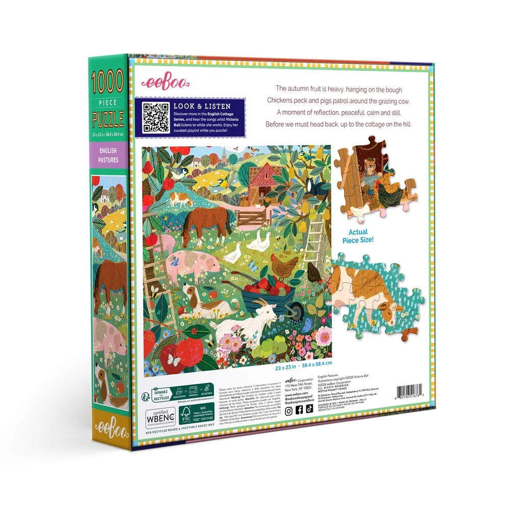 eeBoo - Puzzle English Pastures