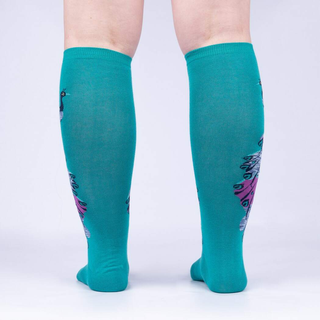 Sock It To Me - A Fan-tastic Tail Knee High Socks