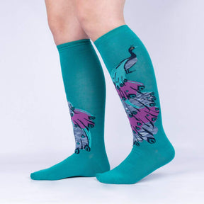 Sock It To Me - A Fan-tastic Tail Knee High Socks
