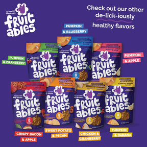 Fruitables - Pumpkin & Cranberry Crunchy Dog Treats