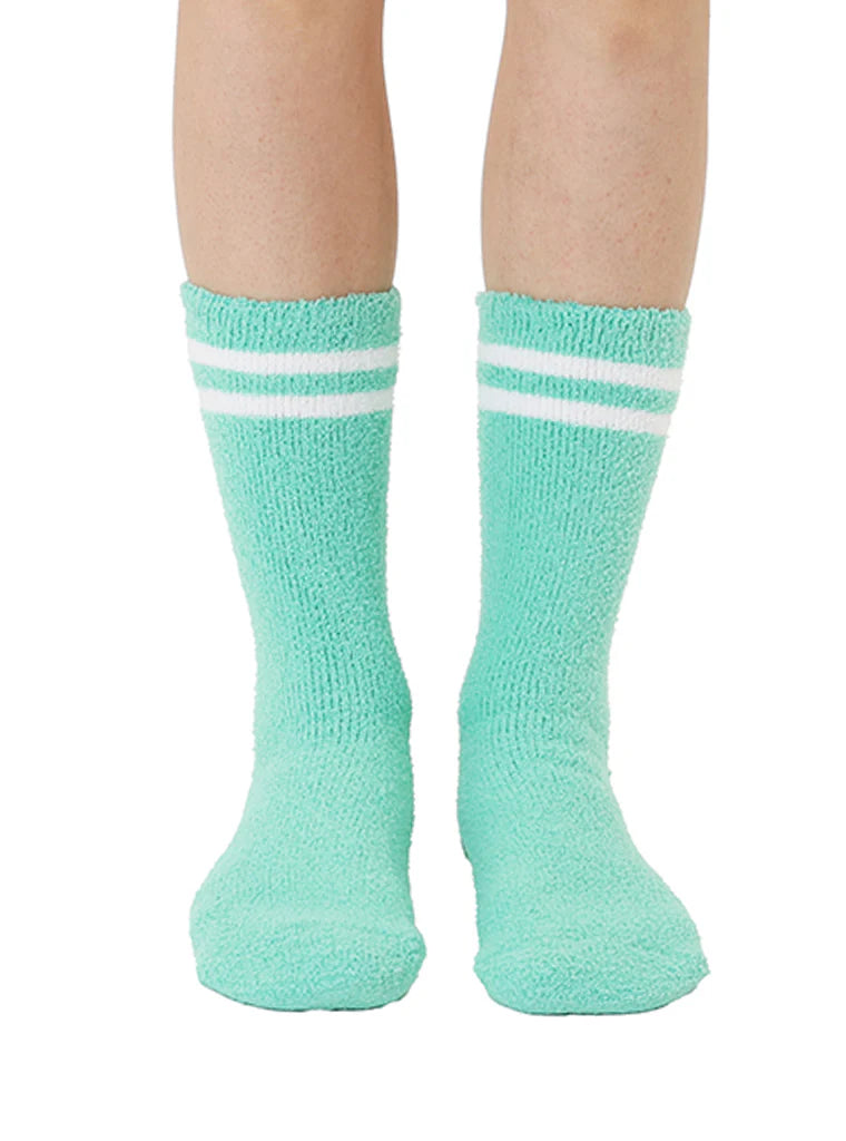 Living Royal - Socks Fuzzy Crew w/ Bottom Cat Lover