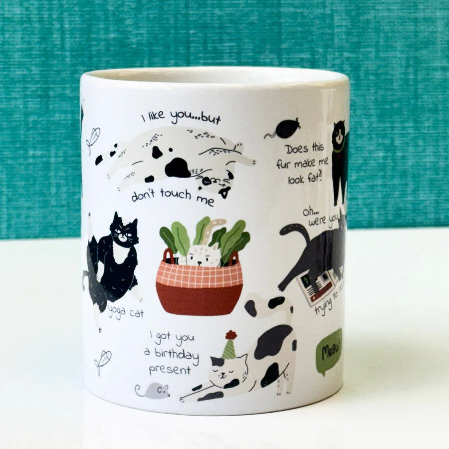 Fly Paper Products - Mug Feisty Felines Cats