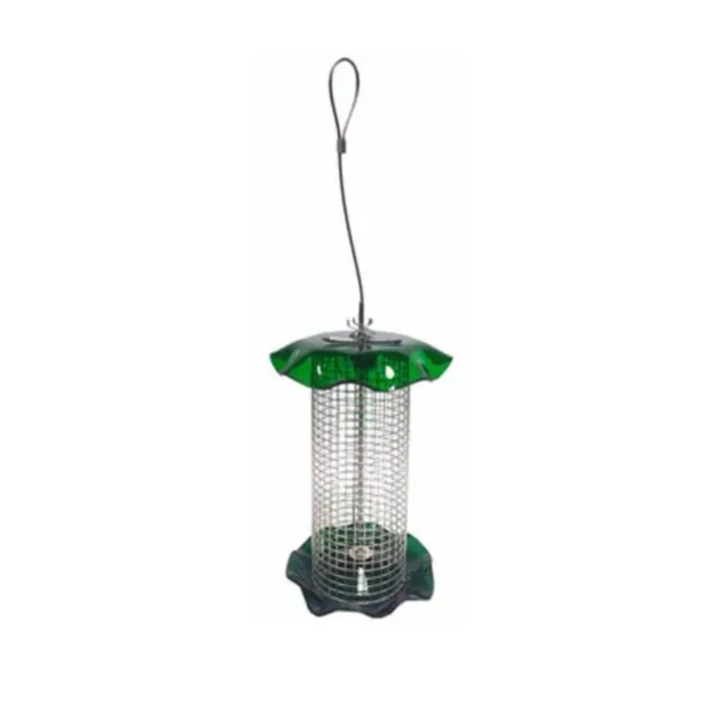 Friends of Flight - Green Acrylic Feeder w/ Stainless Steel Screen