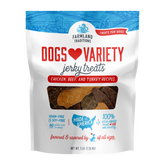 Farmland Traditions - Dogs Love Variety - Jerky Treats Chicken/Beef/Turkey