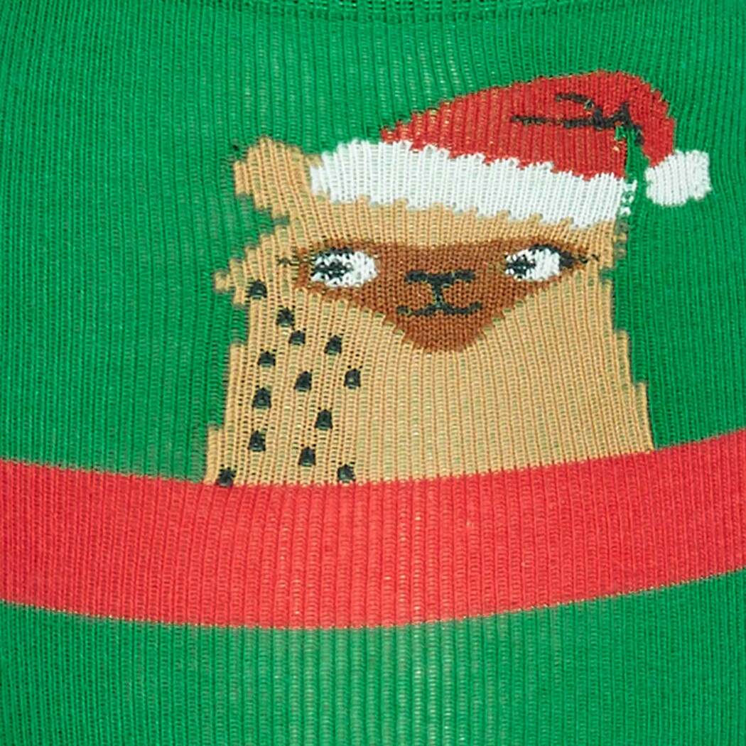 Sock It To Me - Fa La La Llamas Knee High Socks