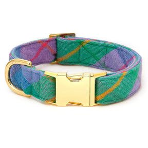 The Foggy Dog - Dog Collar Fable Plaid Flannel