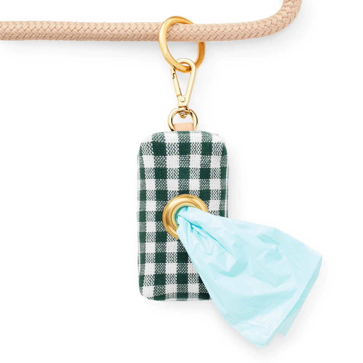 The Foggy Dog - Waste Bag Dispenser - Evergreen Gingham