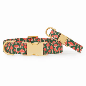 The Foggy Dog - Dog Collar Mushroom Meadow